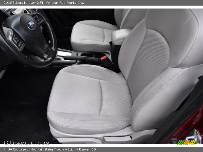 Venetian Red Pearl / Gray 2016 Subaru Forester 2.5i