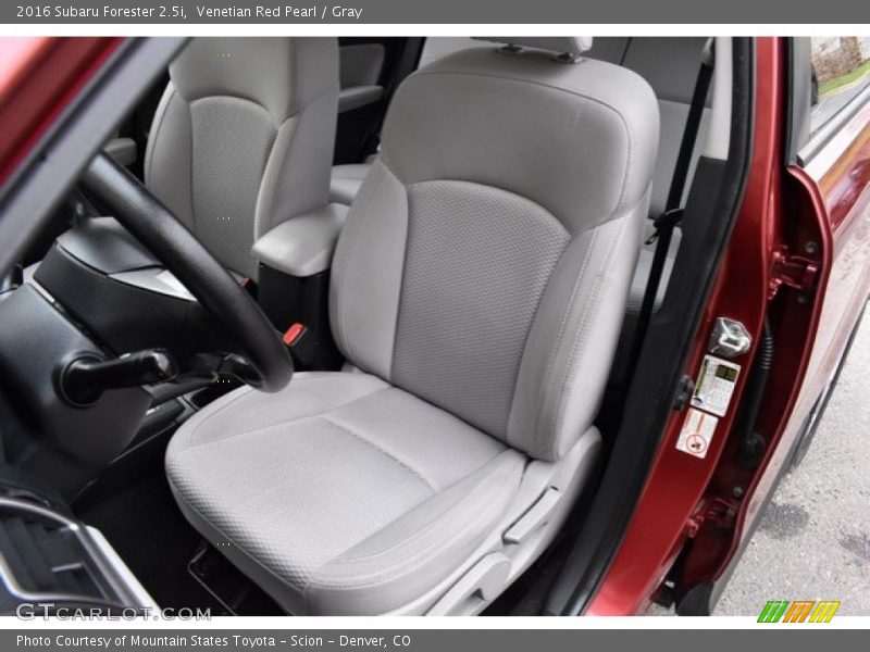 Venetian Red Pearl / Gray 2016 Subaru Forester 2.5i