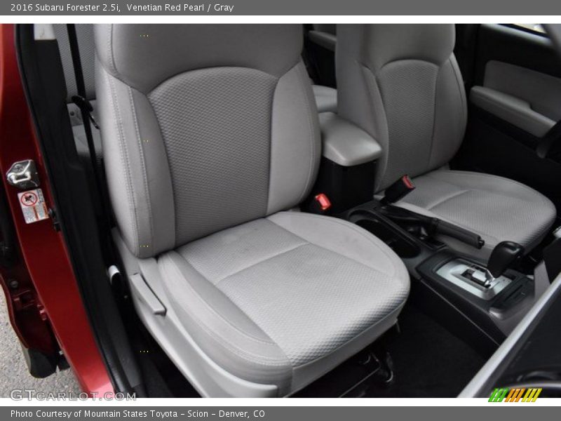 Venetian Red Pearl / Gray 2016 Subaru Forester 2.5i
