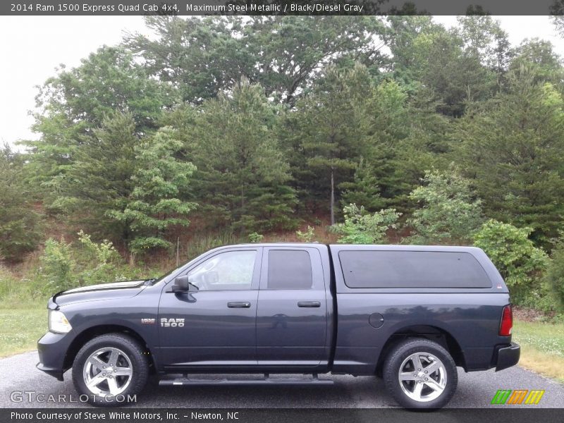 Maximum Steel Metallic / Black/Diesel Gray 2014 Ram 1500 Express Quad Cab 4x4