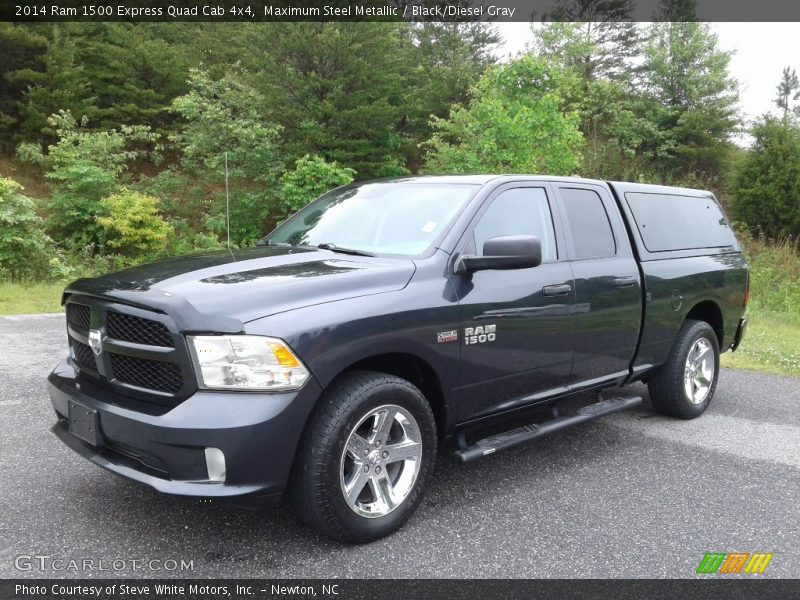 Maximum Steel Metallic / Black/Diesel Gray 2014 Ram 1500 Express Quad Cab 4x4