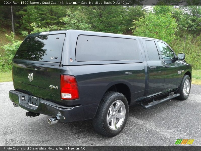 Maximum Steel Metallic / Black/Diesel Gray 2014 Ram 1500 Express Quad Cab 4x4