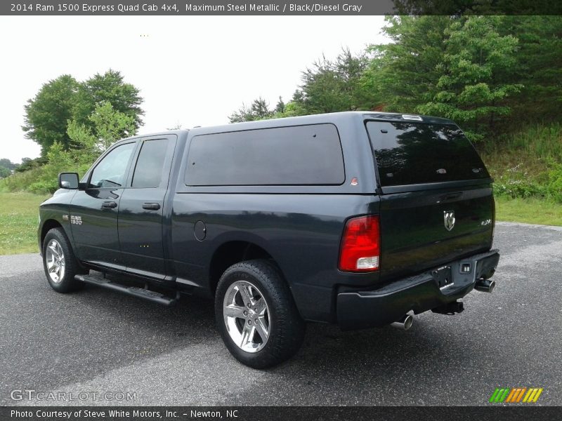 Maximum Steel Metallic / Black/Diesel Gray 2014 Ram 1500 Express Quad Cab 4x4