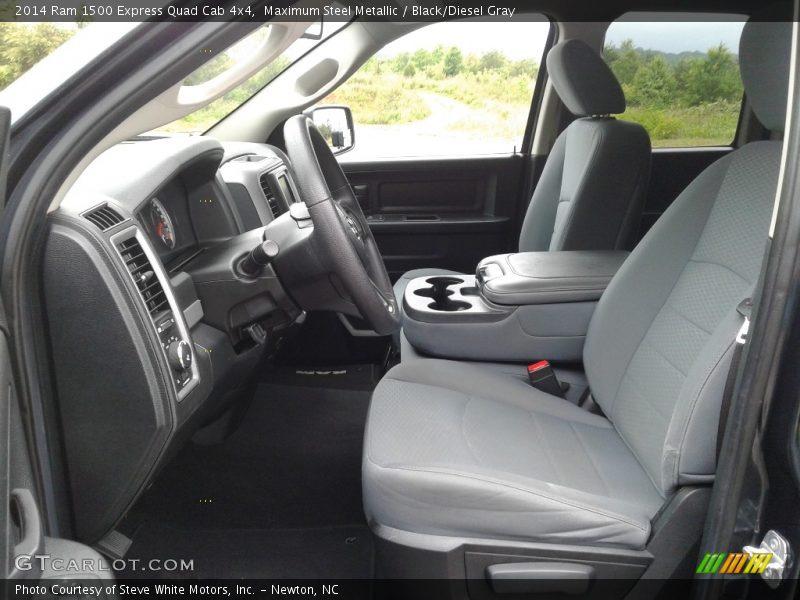Maximum Steel Metallic / Black/Diesel Gray 2014 Ram 1500 Express Quad Cab 4x4
