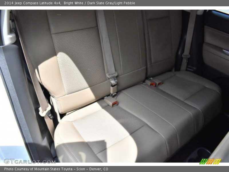 Bright White / Dark Slate Gray/Light Pebble 2014 Jeep Compass Latitude 4x4