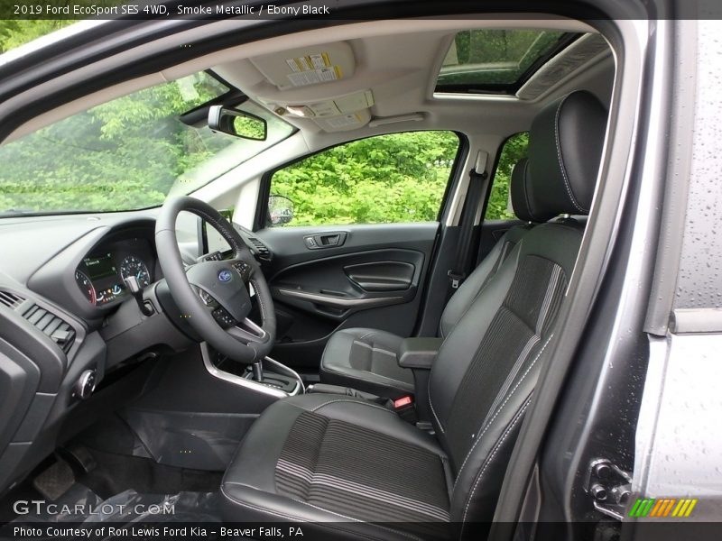 Front Seat of 2019 EcoSport SES 4WD