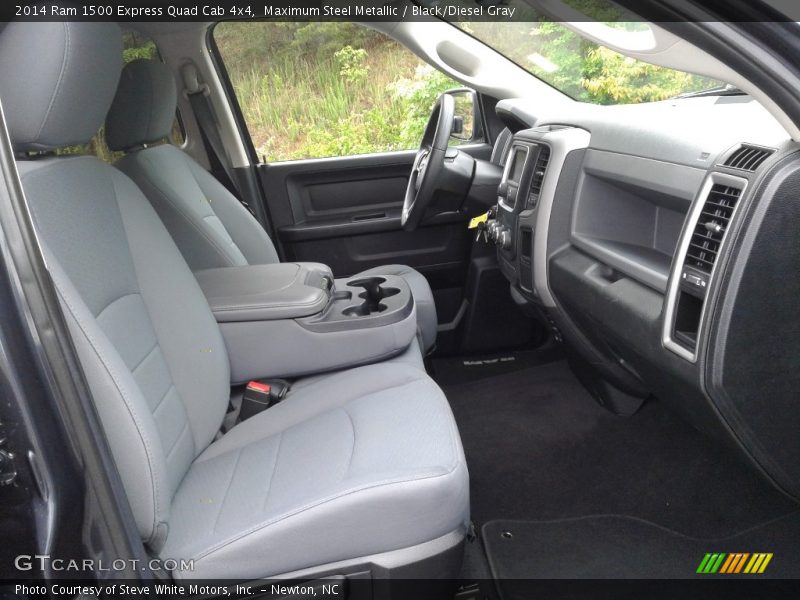 Maximum Steel Metallic / Black/Diesel Gray 2014 Ram 1500 Express Quad Cab 4x4