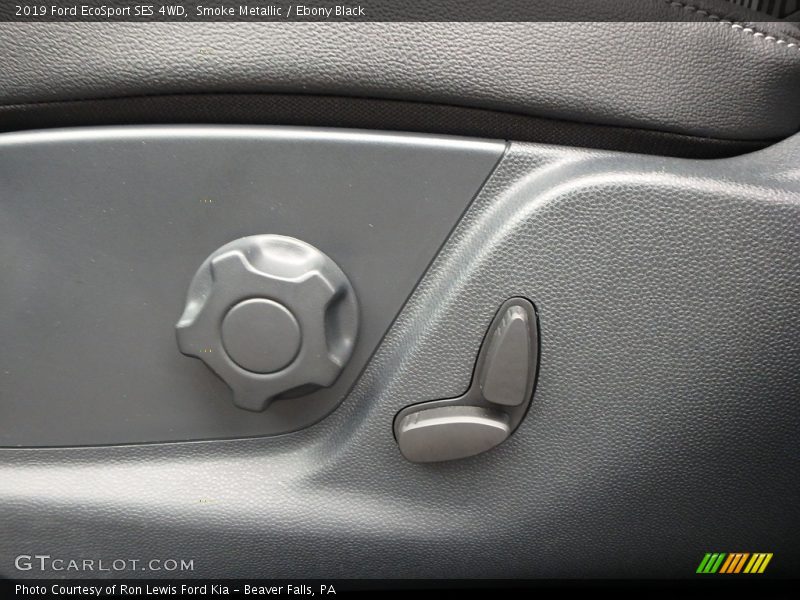 Smoke Metallic / Ebony Black 2019 Ford EcoSport SES 4WD