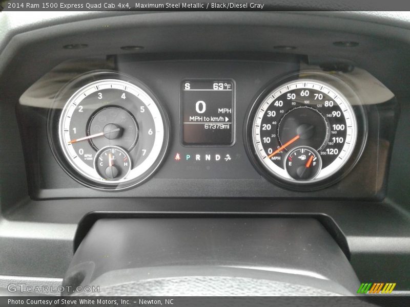 Maximum Steel Metallic / Black/Diesel Gray 2014 Ram 1500 Express Quad Cab 4x4