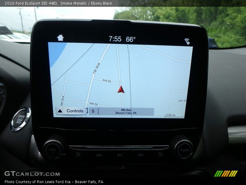 Navigation of 2019 EcoSport SES 4WD