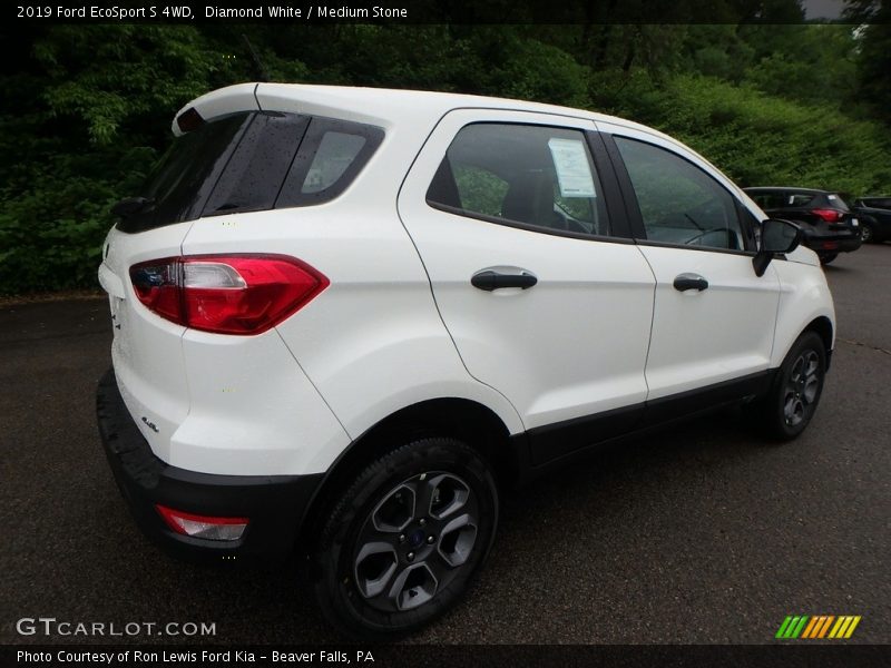 Diamond White / Medium Stone 2019 Ford EcoSport S 4WD