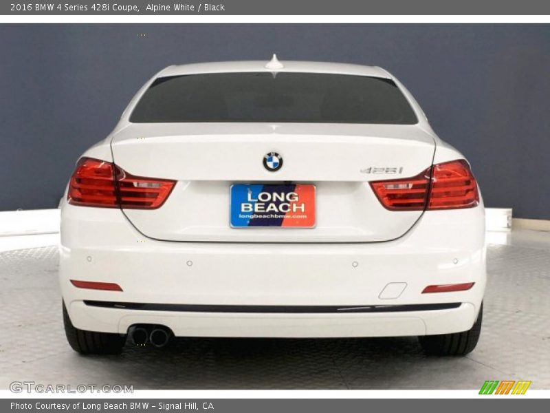 Alpine White / Black 2016 BMW 4 Series 428i Coupe