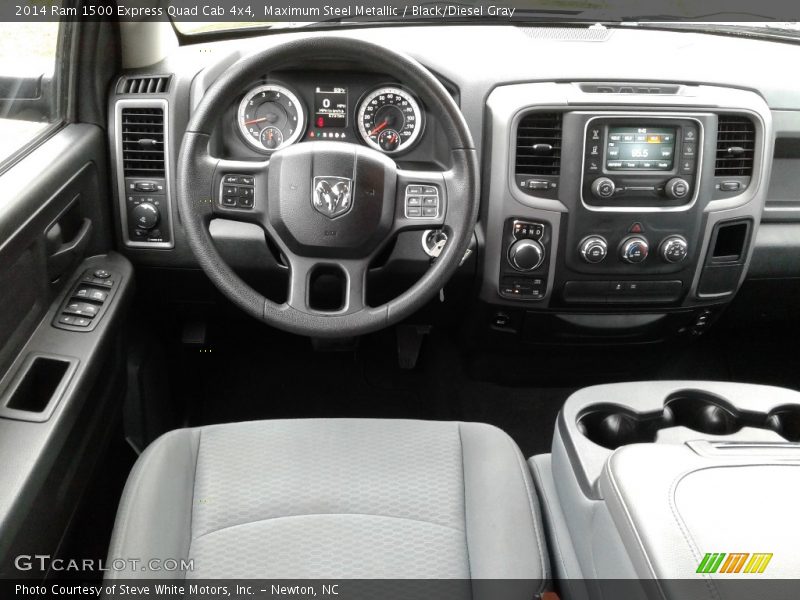 Maximum Steel Metallic / Black/Diesel Gray 2014 Ram 1500 Express Quad Cab 4x4