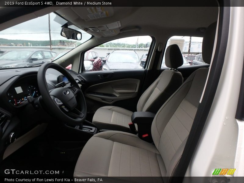 Diamond White / Medium Stone 2019 Ford EcoSport S 4WD