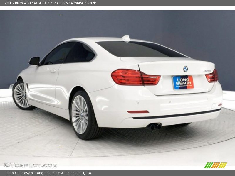 Alpine White / Black 2016 BMW 4 Series 428i Coupe