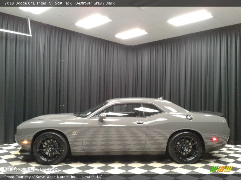 Destroyer Gray / Black 2019 Dodge Challenger R/T Scat Pack