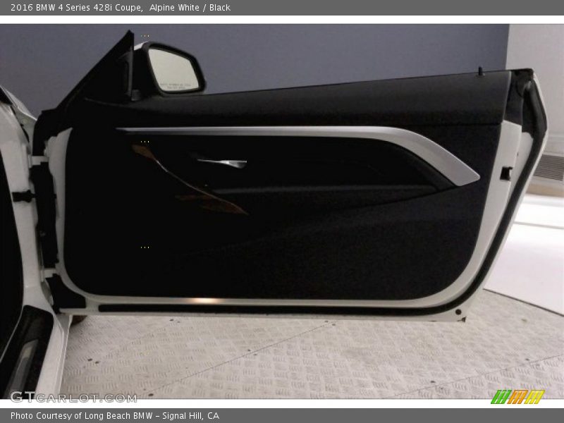 Alpine White / Black 2016 BMW 4 Series 428i Coupe