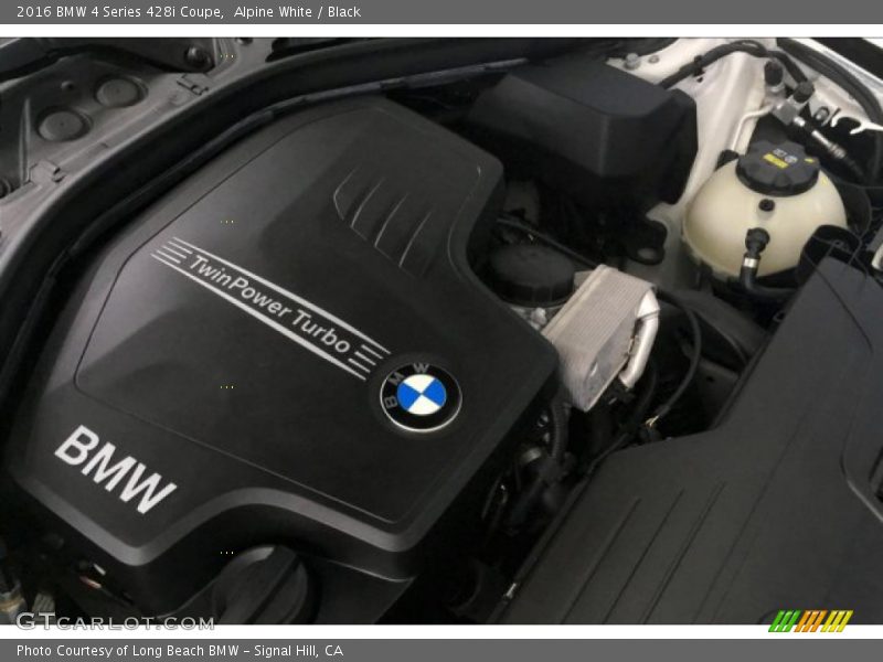 Alpine White / Black 2016 BMW 4 Series 428i Coupe