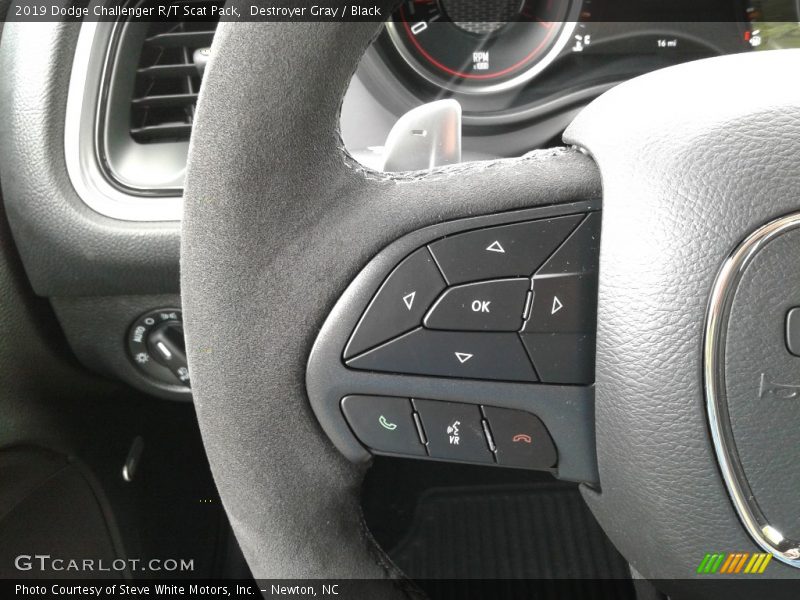 Destroyer Gray / Black 2019 Dodge Challenger R/T Scat Pack