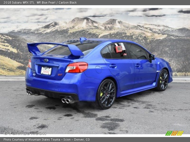 WR Blue Pearl / Carbon Black 2018 Subaru WRX STI