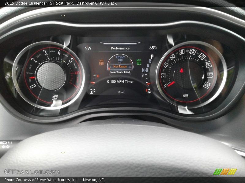 Destroyer Gray / Black 2019 Dodge Challenger R/T Scat Pack