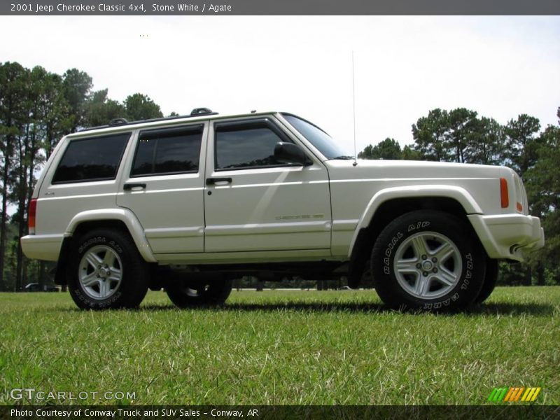 Stone White / Agate 2001 Jeep Cherokee Classic 4x4