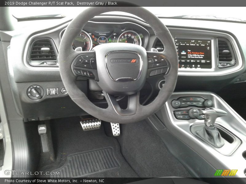 Destroyer Gray / Black 2019 Dodge Challenger R/T Scat Pack