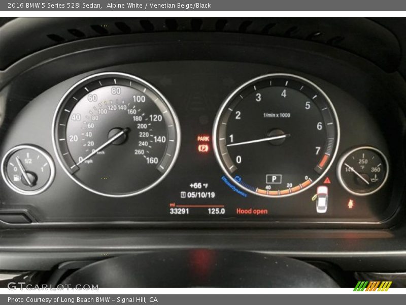 Alpine White / Venetian Beige/Black 2016 BMW 5 Series 528i Sedan