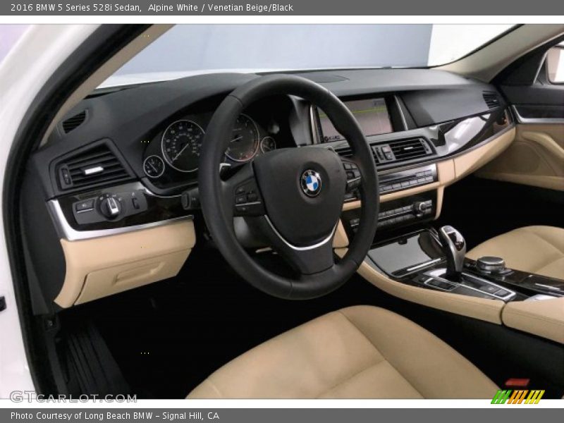 Alpine White / Venetian Beige/Black 2016 BMW 5 Series 528i Sedan