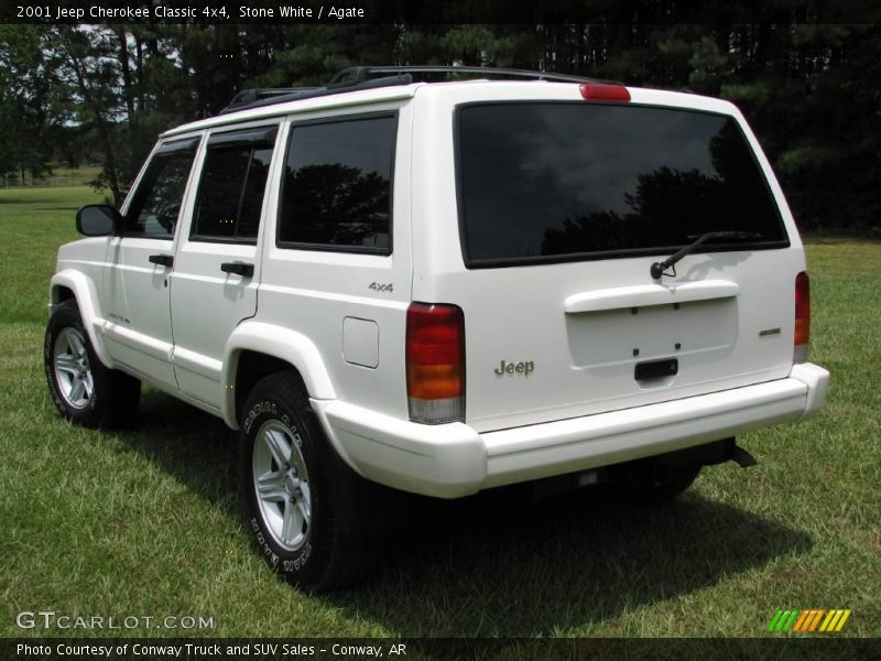 Stone White / Agate 2001 Jeep Cherokee Classic 4x4