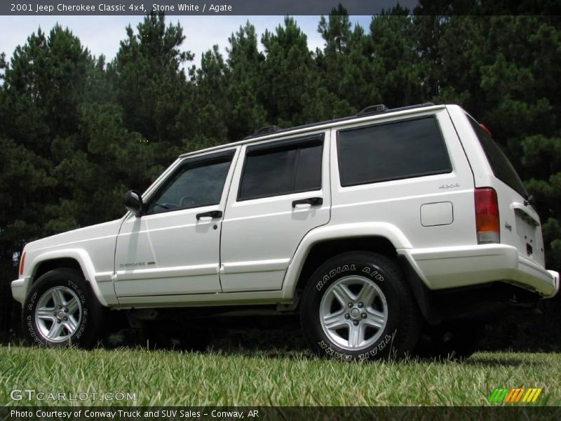 Stone White / Agate 2001 Jeep Cherokee Classic 4x4