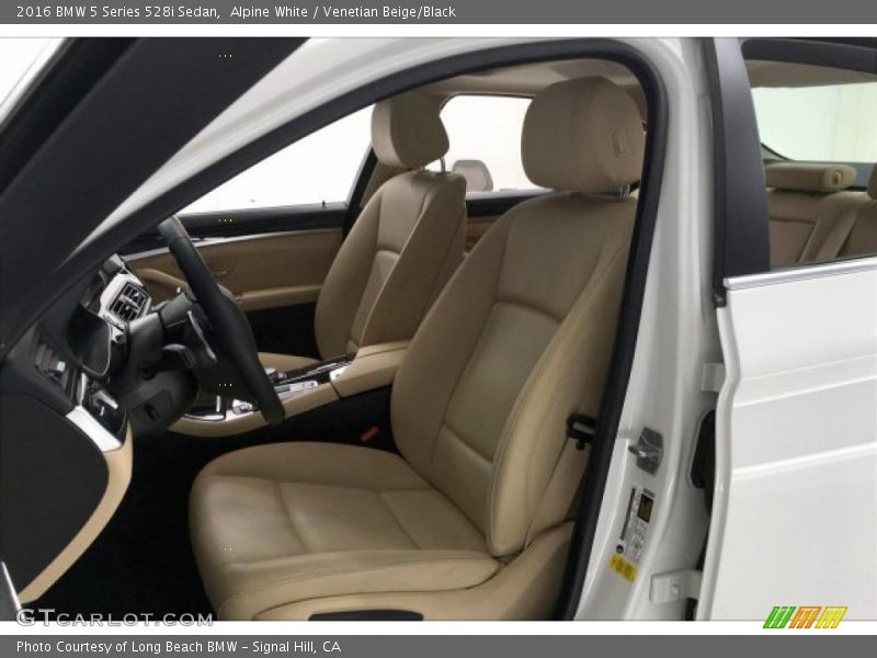 Alpine White / Venetian Beige/Black 2016 BMW 5 Series 528i Sedan