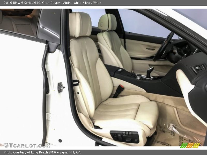 Alpine White / Ivory White 2016 BMW 6 Series 640i Gran Coupe