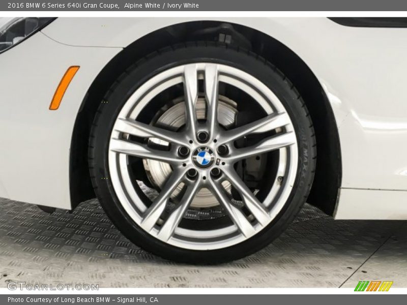 Alpine White / Ivory White 2016 BMW 6 Series 640i Gran Coupe