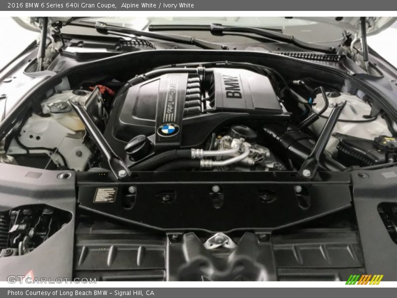 Alpine White / Ivory White 2016 BMW 6 Series 640i Gran Coupe