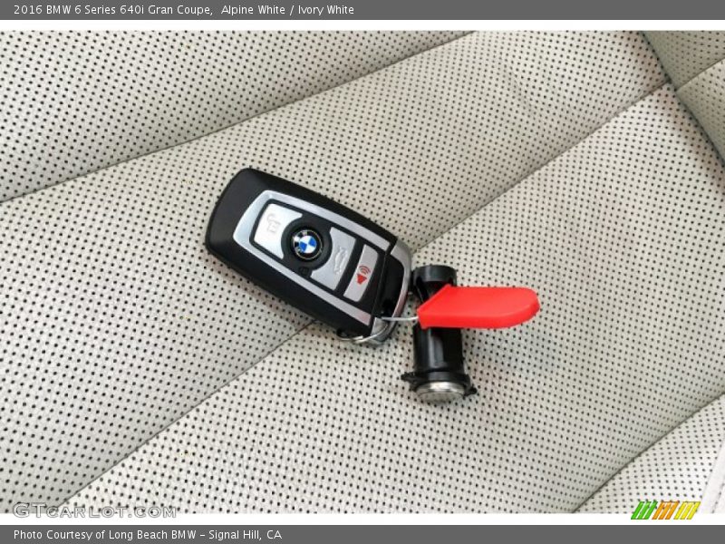 Alpine White / Ivory White 2016 BMW 6 Series 640i Gran Coupe