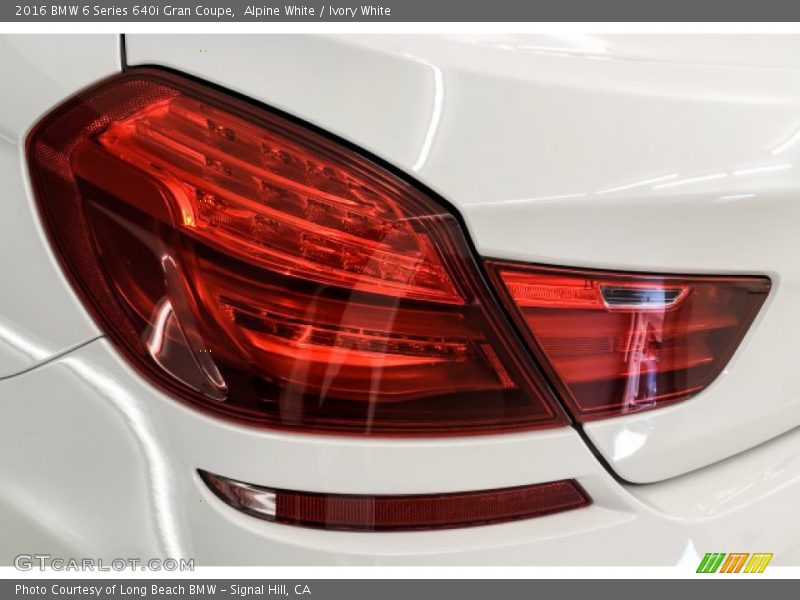 Alpine White / Ivory White 2016 BMW 6 Series 640i Gran Coupe