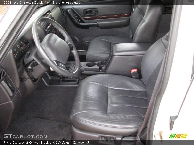 Stone White / Agate 2001 Jeep Cherokee Classic 4x4