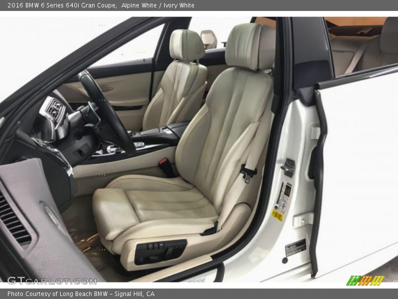 Alpine White / Ivory White 2016 BMW 6 Series 640i Gran Coupe