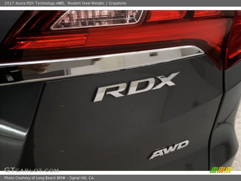 Modern Steel Metallic / Graystone 2017 Acura RDX Technology AWD