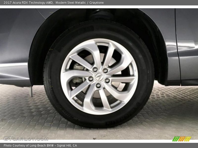 Modern Steel Metallic / Graystone 2017 Acura RDX Technology AWD