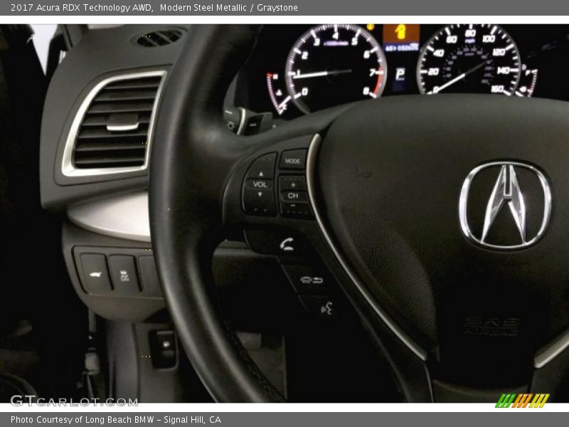 Modern Steel Metallic / Graystone 2017 Acura RDX Technology AWD