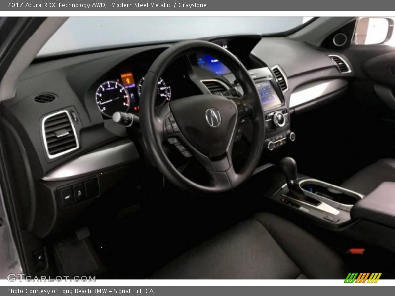 Modern Steel Metallic / Graystone 2017 Acura RDX Technology AWD
