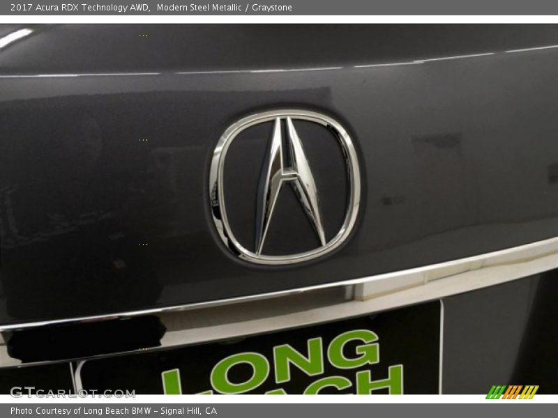 Modern Steel Metallic / Graystone 2017 Acura RDX Technology AWD
