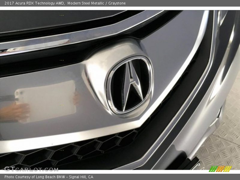 Modern Steel Metallic / Graystone 2017 Acura RDX Technology AWD