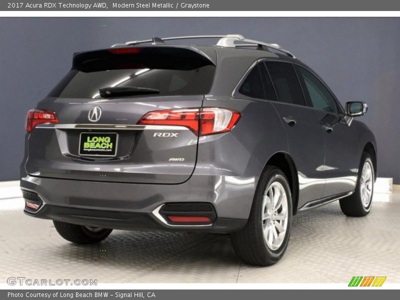 Modern Steel Metallic / Graystone 2017 Acura RDX Technology AWD