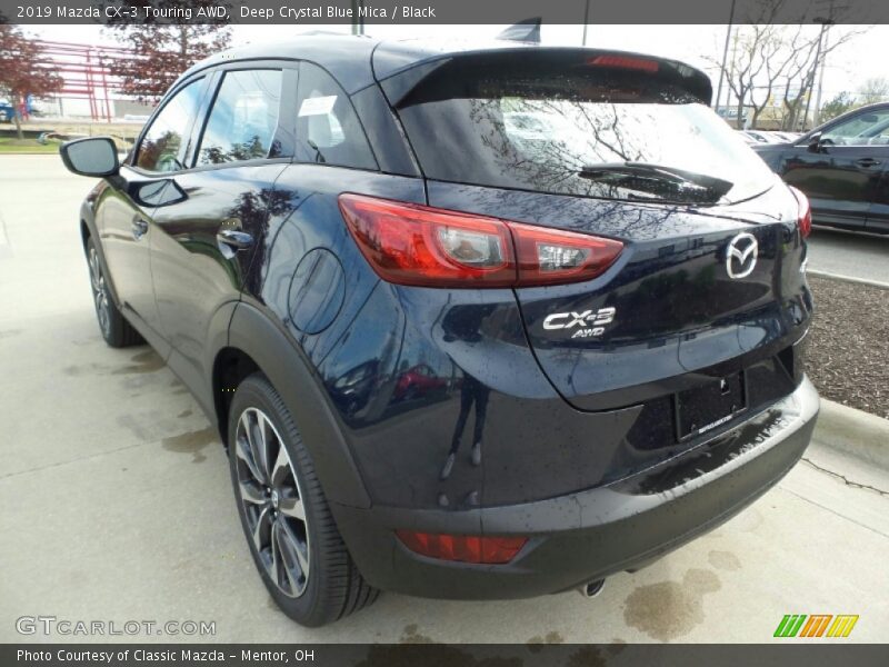 Deep Crystal Blue Mica / Black 2019 Mazda CX-3 Touring AWD