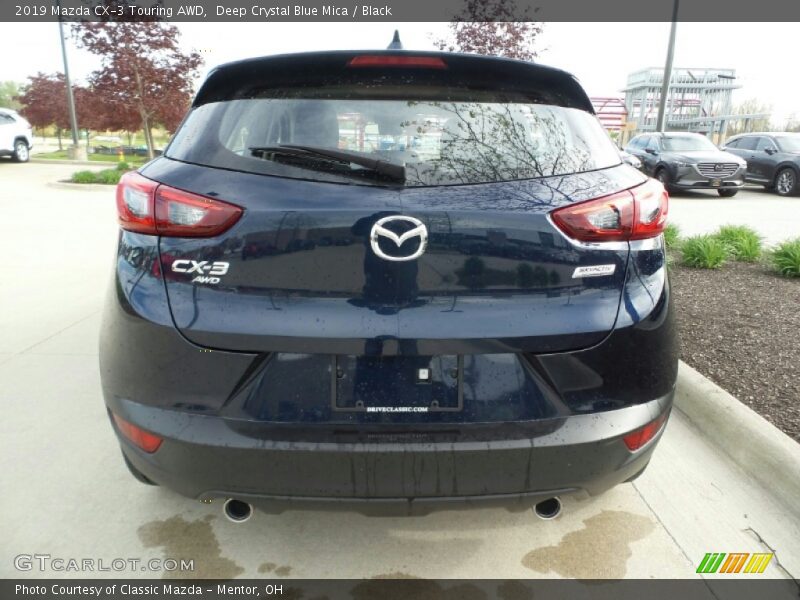 Deep Crystal Blue Mica / Black 2019 Mazda CX-3 Touring AWD