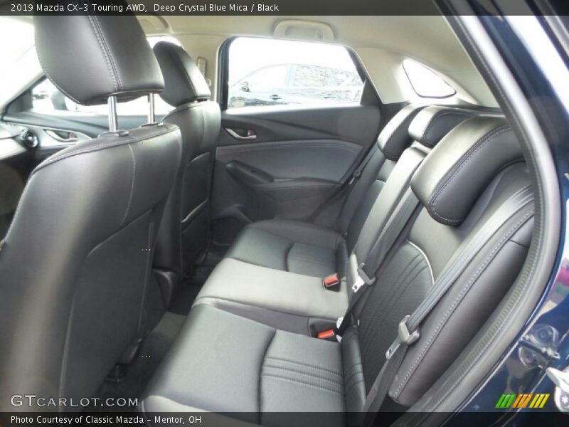 Deep Crystal Blue Mica / Black 2019 Mazda CX-3 Touring AWD