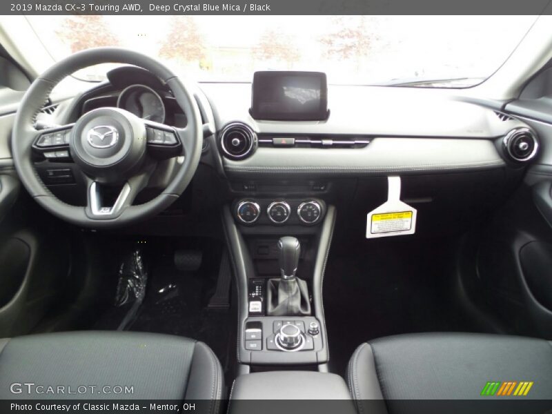 Deep Crystal Blue Mica / Black 2019 Mazda CX-3 Touring AWD